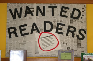 readers wanted bulleting board